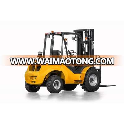 2017 China new design diesel rough terrain forklift truck for sale