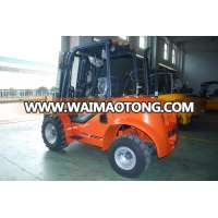 For Sale 4 Wheel Drive All Terrain Fork Lifter 3.5 Ton Small Forklifts