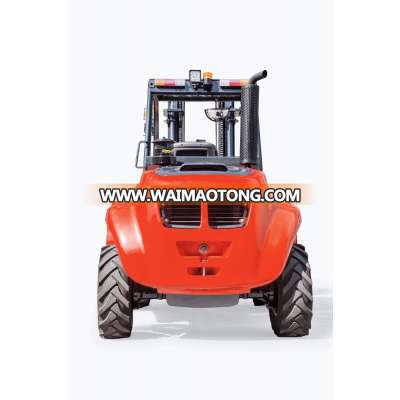 5000-7000lbs 4WD Rough Terrain Forklift with Hydrostatic Transmission